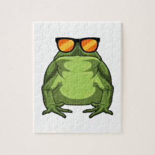Frog with Sunglasses Jigsaw Puzzle