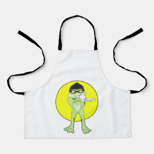 Frog with Swimming goggles Apron