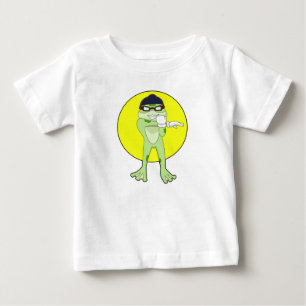 Frog with Swimming goggles Baby T-Shirt