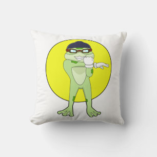 Frog with Swimming goggles Cushion