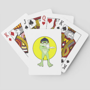 Frog with Swimming goggles Playing Cards