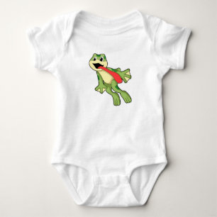 Frog with Tongue out Baby Bodysuit