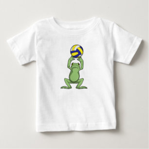 Frog with Volleyball Baby T-Shirt