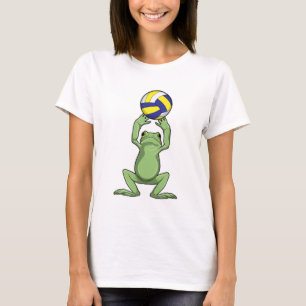 Frog with Volleyball T-Shirt