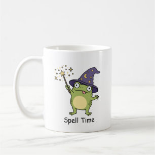 Frog Wizard Casting Spells Coffee Mug