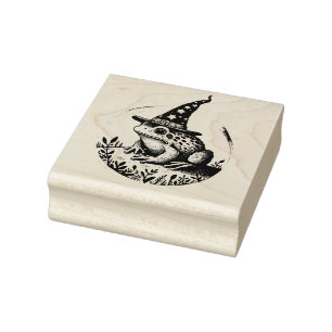 Frog Wizard                                        Rubber Stamp
