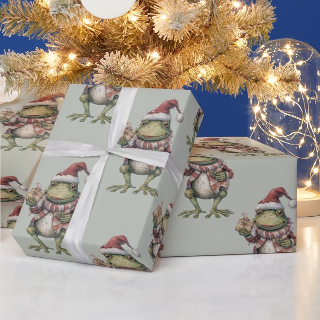 Frog Wrapping Paper (Holidays)