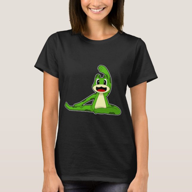 Frog Yoga Fitness Gymnastics T-Shirt (Front)