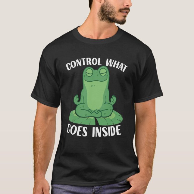 Frog Yoga Meditation Yoga Pose  1 T-Shirt (Front)