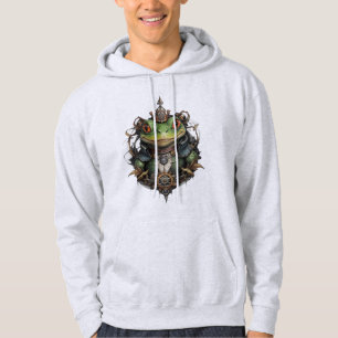 Froggie Frog Steampunk Design, Hoodie