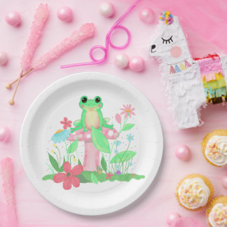 Froggie Fun  Paper Plate