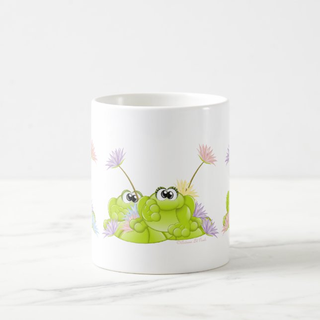 Froggie n Lilies Coffee Mug (Center)