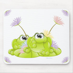 Froggie n Lilies Mouse Mat