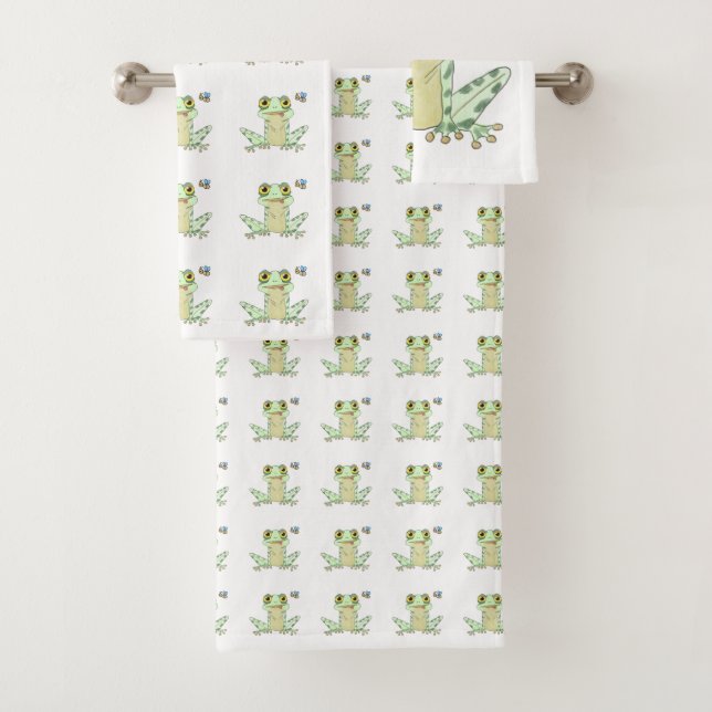 Froggie Newton  Bath Towel Set (Insitu)