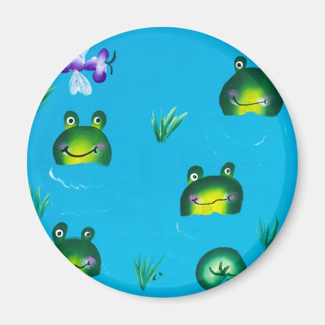 FROGGIE POND Magnet (Front)