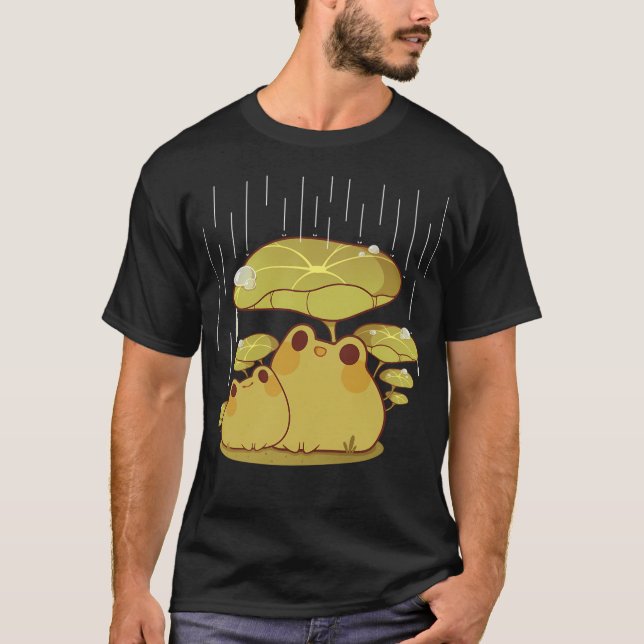 Froggies Together In The Rain T-Shirt (Front)
