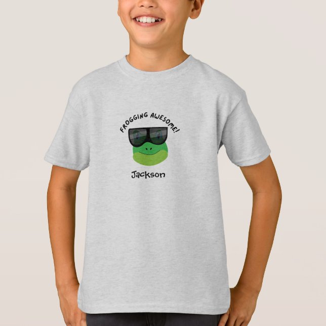Frogging Awesome T-Shirt (Front)
