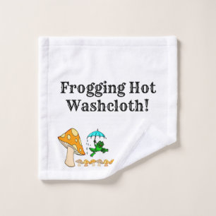 Frogging Hot Towels Mushroom Bathroom Towel Sets