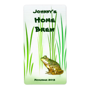 Froggy Beer Label
