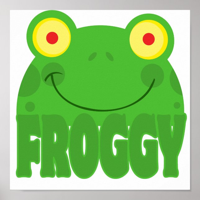 FROGGY CARTOON POSTER (Front)