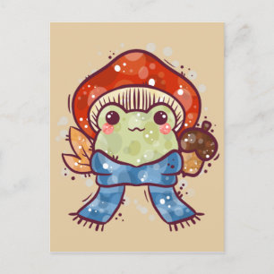 Froggy Fall Notebook Postcard