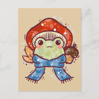 Froggy Fall Notebook Postcard
