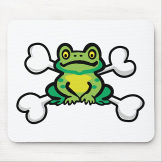 froggy frog Skull and Crossbones Mouse Mat