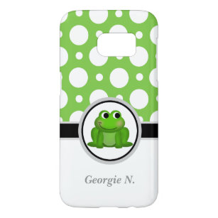 Froggy Green Polka Dot Samsung Galaxy S3 Case