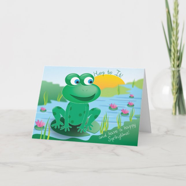 Froggy - Greeting Card (Front)