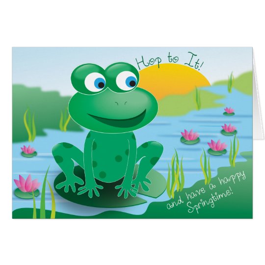 Froggy - Greeting Card