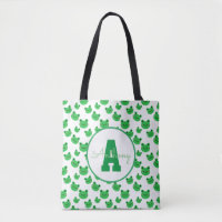 Froggy Monogram Template Kids Back to School Cool