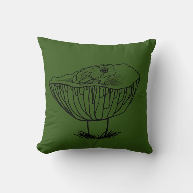 Froggy on a Mushroom Cushion (Front)
