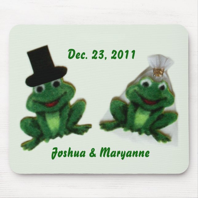 Froggy Wedding - Mousepad (Front)