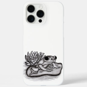 Froggy with Lotus Flower iPhone 16 Pro Max Case