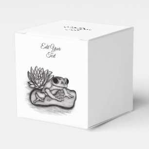 Froggy with Lotus Flower Favour Box