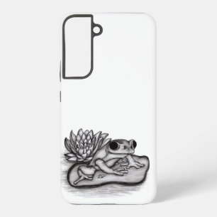 Froggy with Lotus Flower Samsung Galaxy Case