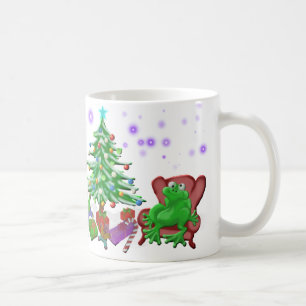 froggy's christmas coffee mug