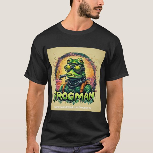 Frogman dark T-shirt (Front)