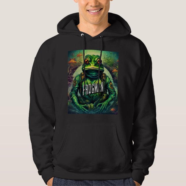 Frogman Men’s Hoodie (Front)
