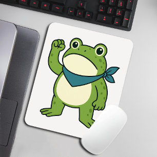 Frogs Against Fascism Portland Frog Protest Mouse Mat