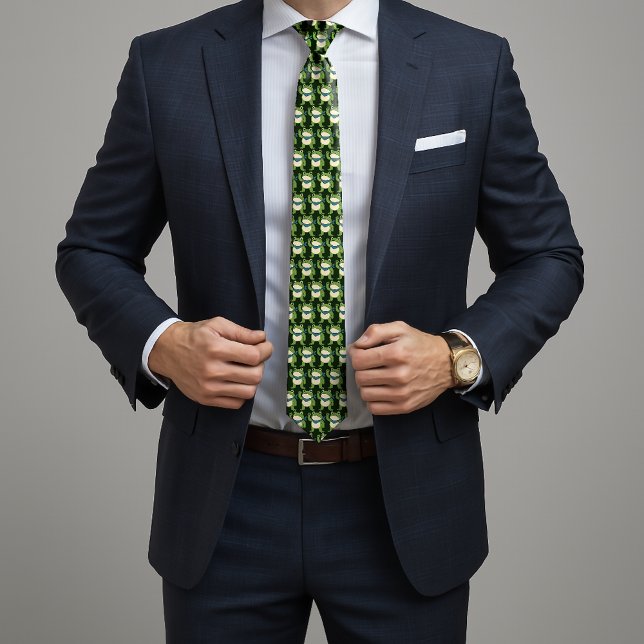 Frogs Against Fascism Portland Frog Protest Tie (Creator Uploaded)