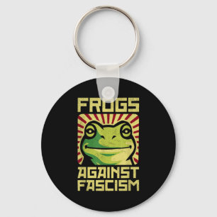 Frogs Against Fascism Protest Democracy Frogtifa L Key Ring