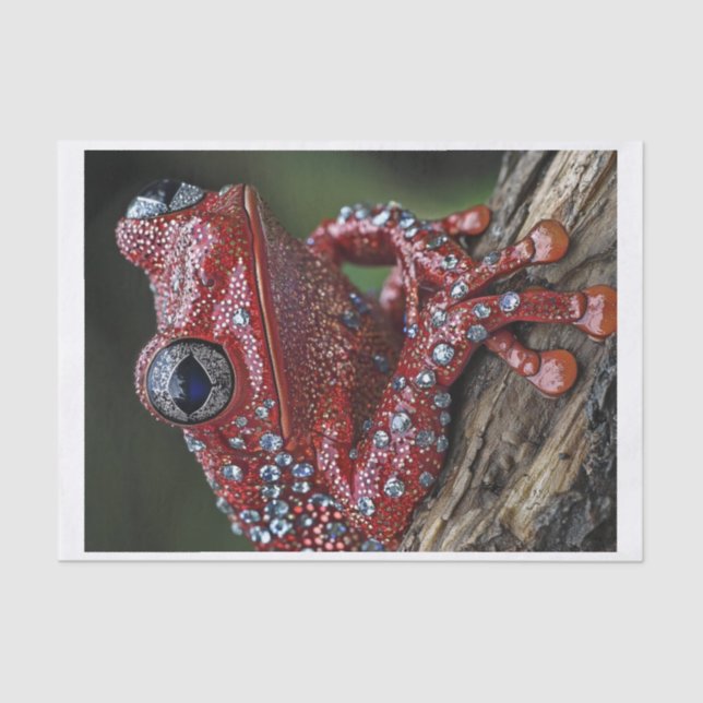 Frogs and Diamonds6 Tissue Paper (Front)