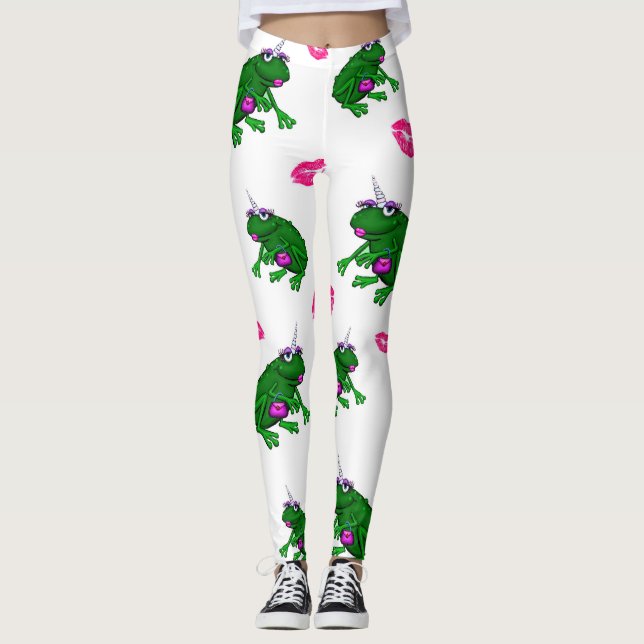 Frogs And Kisses Leggings (Front)