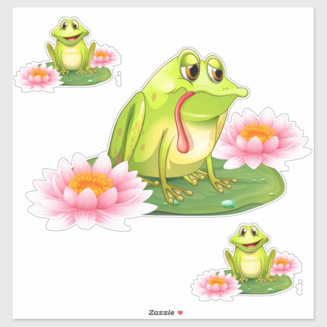 Frogs and lilies   (Sheet)