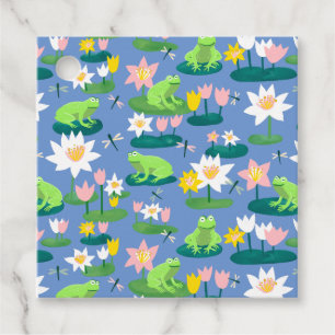 Frogs and Lily Pads Cute BABY SHOWER Birthday Kids Favour Tags