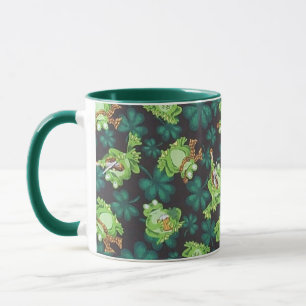 Frogs and Shamrocks Mug