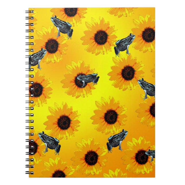 Frogs And Sunflowers, Notebook (Front)