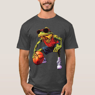 Frogs Basketball player / Basketball frog T-Shirt