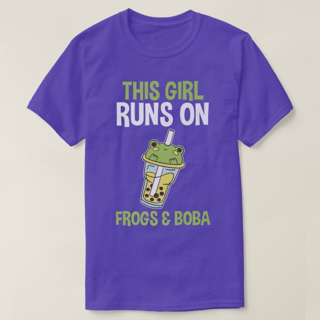 Frogs Bubble Tea  903 T-Shirt (Design Front)